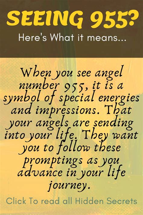 what does 955 mean in angel numbers|955 Angel Number Meaning